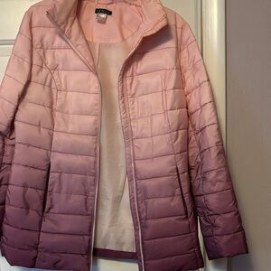 VENUS Gradient Pink Puffer Jacket